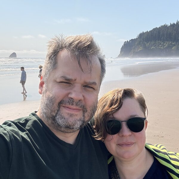 Andrei Kiparuk and Volha — CarrotGamesStudios co-founders